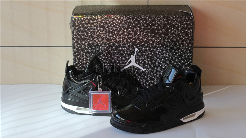 Authentic Air Jordan 4 Rero 11lab4 Black
